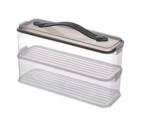 Generic Contenitore per Pasta con Manico, Ermetico, per Spaghetti, Organizzazione, Resistente Al Calore, Sigillato, Contenitore per Spaghetti Lunghi, Doppio Strato