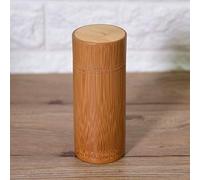 Generic Contenitore Portatile Ecologico per Barattolo da tè in bambù per e Uso Domestico 1 unità (Taglia media dritta)