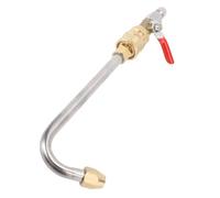 Generic Conteomage della Grondaia per la Rondella di, Estensione della Lavatrice a Pressione Curva Connettore 1/4 Pollici per Lavare l'auto per le Lezioni (90°)