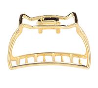 Generic Controlla le Clamp/Holder della Mascella, gli Artigli di Capelli Metallici Professionisti per le Donne (oro brillante)