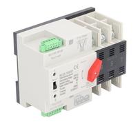 Generic Controller a Leva a Doppia Energia, Interruttore di Trasferimento a Doppia Potenza Automatica Millisecondi Rapidi 35 Mm Mountain Ranger di Riel Montaggio Sicuro per la Scatola per la