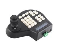 Generic Controller della Fotocamera a Cupola PTZ, Joystick 4D Buona compatibilità Controller Joystick PTZ Easy Funzionamento 100-240 V per il Monitoraggio (Plug dell'UE 100-240V)