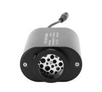 Generic Controllo del Suono Luce in Fibra Ottica, Auto, Casa, Sincronizzazione Musicale, 16 Milioni di Colori, Twinkle a 4 velocità, RGBW, a 28 Chiave Remote Control con App per, (Spina europea)