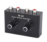 Generic Controllo del volume, equilibrio per segnali stereo, alloggiamento in lega di alluminio, design plug and play, ideale per lettore CD, con 3 metodi di selezione