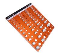 Generic Controllo della Filettatura di Dadi e Bulloni Comodo Identificatore di Filettatura Ad Alta Precisione per L'efficienza, Materiale in Lega di Alluminio per attività di Manutenzione Generale