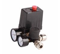 Generic Controllo Efficiente del Pressostato del Compressore D'aria per L'officina di Fabbrica Controller da 1/4 Pollici a 4 Fori 90-120PSI 220V