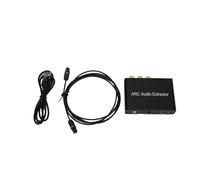 Generic Convertitore Audio Ad Alta Definizione Estrattore Audio Compatto e Versatile per Un'esperienza Home Theater Coinvolgente Amplificatore da TV a Soundbar per Uso Domestico Lega di Alluminio