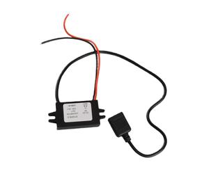 Generic Convertitore di Potenza USB da 12 V a 5 V Modulo Affidabile con Protezione da Sovracorrente e Surriscaldamento per Cani Elettronici Schermo LED per Uso Automobilistico