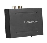 Generic Convertitore Estrattore Audio con Interfaccia Multimediale Ad Alta Definizione 3 modalità Audio per Proiettore TV Che Guarda Lega di Alluminio Nera (BLACK)