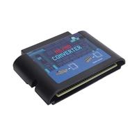 Generic Convertitore Video Convertitore con di Carte da Gioco MD a MD per la Genesi, Plug and Play MEGA DRIVE (BLACK)