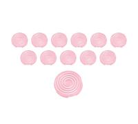 Generic Coperchio del Pulsante Coperchio a Pressione Meccanica Durevole per Kailh, Cherry, Akko, Glorious, 12pc per FightBox, Play (Rosato)