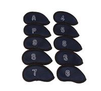 Generic Coperchio di Protezione del Club, Copertura per la Testa di Golf, Traspirante, Portatile, Resistente Ai Graffi con Numeri per lo Spazio (blu scuro)