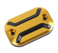Generic Coperchio di Serbatoio del Freno Anteriore Motociclistico, Tappo Fluido per Olio Freno Anteriore con Deliziose Lattine di Perdita Deliziose per PG-1 per PG-1 Verso il Basso (GOLD)