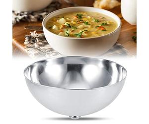 Generic Coperchio per Alimenti Coperchio per Piatto Antipolvere in Acciaio Inossidabile Lucidato per Buffet di Hotel Ristorante Occidentale Argento 10 Pollici 12,5 Pollici (Treppiede argento da 12,5