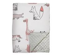 Generic Coperta per Neonati, Coperta Da Viaggio, per Bambini E Bambine, Ideale per Lettino, Modello Giraffa, Taglia unica bambino