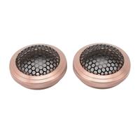 Generic Copertina per Grill a Maglie di Altoparlanti, Facile Installazione del Round -Installazione Rotonda -. (Oro rosa)