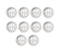 Generic Copertura Anti-intasamento per Scarico a Pavimento in Acciaio Inossidabile Design Efficiente per Sbloccare il Tetto del Balcone, 10 Pezzi per Drenaggio Esterno della e del Bagno