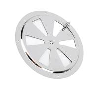 Generic Copertura dello Sfiato Rotonda, Superficie Lucidata a Specchio di Grado Marino, Piastra Branchiale di Sfiato Ad Alta Resistenza, Favorisce la Circolazione dell'aria per gli Yacht (6 pollici)