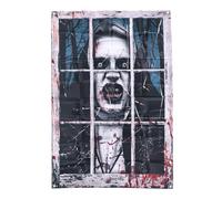 Generic Copertura per Finestra Inquietante con Autentico Effetto Horror per Decorazioni per Feste Spaventose Adatte a Tutte le età 120x80 Cm (#1)