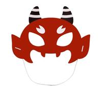 Generic - Copertura per il viso di Halloween, zucca, maschera di Halloween, unisex, Bambini, Horror