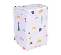 Generic Copertura per Lavatrice, Lavatrice e Copertina Asciugatrice Coperchio per Carico Superiore con Splendidi Motivi Stampati Addensano il Design Zippato PEVA per Asciugatrice di Superiore e