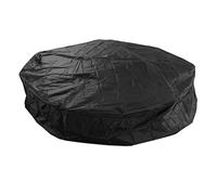 Generic Copertura Rotonda per Vasca Idromassaggio Impermeabile Traspirante Resistente All'usura per Mobili da Esterno Coperture Antipolvere per la Vita Familiare 190 Taffettà di Poliestere Argento
