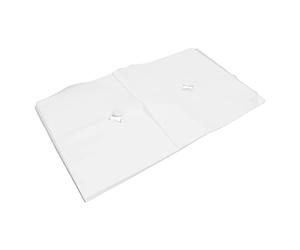 Generic Coperture per Culla per Faccia Monouso, Coperture per Poggiatesta del Tavolo Massaggio Design del Foro Buona Assorbimento dell'acqua Cover del Poggiatesta Monouso Traspirante 100 Pezzi