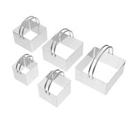 Generic Coppapasta Quadrati Manico e in Inossidabile Set 5 Design Liscio e Resistente, per e Pasticceria per Pasticceria