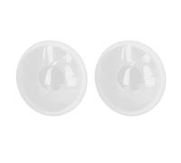 Generic Coppette per Allattamento in Morbido Silicone Indossabili per la Raccolta del Latte Materno, per un Allattamento Confortevole per le Mamme Che Allattano, 2 Conchiglie per il Seno per Tutte