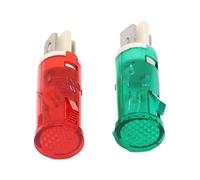 Generic Coppia di Mini Spie Luminose 220V 14A