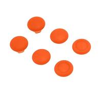 Generic Copri Pulsante Joystick di Ricambio per Impugnature per Pollice per Controller Design Antiscivolo, Ergonomico, 6 in 1, Altezza Regolabile (ORANGE)