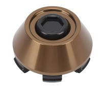 Generic Copri Tappo Centrale Ruota per Auto Elegante Protezione Durevole a Scatto in Plastica ABS 64 Mm 2 unità (Rame)