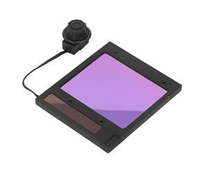 Generic Copriobiettivo per Casco per Saldatura con Oscuramento Automatico Solare, Strumento di Visualizzazione Grande per Saldatori, Visione Chiara, Batteria Al Litio CR2450, Alimentatore