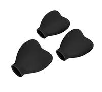 Generic Copripennello per Trucco Cuffia Protettiva Portatile in Silicone a Forma di Cuore per Donne e Ragazze, Protezione per Capelli Pennello per Uso Domestico e in Viaggio, Copripennello per