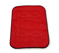 Generic Coprischiena per Sella Cavallo Tappetino Sottosella Cuscinetto Equitazione Imbottito con Struttura Sagomata E Bordino Contrasto per Sostegno Continuo , Rosso