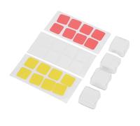 Generic Copritasti con Copertura Trasparente 4 Pezzi Design a Doppio Strato con Facile Installazione per Tastiere Meccaniche Fai-da-te, per Testi e Disegni Personalizzati (WHITE)