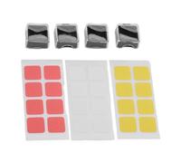 Generic Copritasti con Copertura Trasparente 4 Pezzi Design a Doppio Strato con Facile Installazione per Tastiere Meccaniche Fai-da-te, per Testi e Disegni Personalizzati (BLACK)