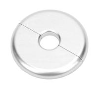 Generic Copritubo Decorativo con Flangia Divisa a Clip per Cucine Bagni 70x70mm in Plastica Autoadesiva (SILVER)