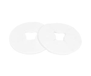 Generic Copriviso Usa e Getta Morbidi e Traspiranti Massaggio 100 Pezzi per un Eccellente Assorbimento D'acqua per il Centro di Gestione della Pelle del Club SPA (Bianco 29 * 29 cm)