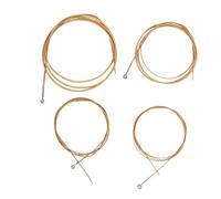Generic Corde per Basso Acustico 4 Corde, Ottone con Gauge Standard, Costruzione a Palla per Chitarra Basso
