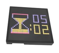 Generic Cornice per Arte Digitale Moderna e Minimalista con Display a Pixel a LED per la Decorazione della Sala Giochi con Controllo APP per Effetti Visivi Personalizzabili, Materiale ABS