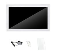 Generic Cornice per Foto Digitale WiFi con Touch Screen HD da 15,4 Pollici per Condivisione Multiutente con Controllo Remoto Tramite App, Ideale per il Programma Quotidiano Familiare, Materiale ABS