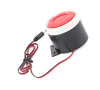 Generic Corno D'allarme Cablato DC 12V Dispositivo di Sicurezza Domestica Ad Alto Volume da 110 DB per la Protezione di Oggetti di Valore con Materiali Durevoli in Plastica e Metallo