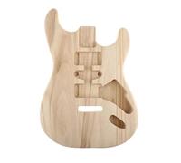 Generic Corpo per Chitarra in Legno Grezzo per Chitarra Elettrica ST, Legno Massello di Sicomoro, Sostituzione Della Chitarra, 17,72x12,6x1,65 Pollici