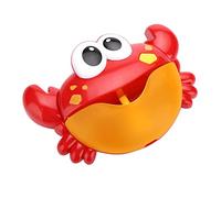 Generic Crab Bubble Maker Simpatico Soffiatore Automatico di con 12 Canzoni per il Bagnetto del Bambino Plastica Ecologica
