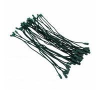 Generic Cravatta Ghirlanda Natalizia Riutilizzabile da 20 Pollici, Set da 36 Pezzi per Ghirlande, Ringhiere e Luci, Cravatte Decorative Verdi (Verde 36 Pz)