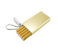 generic Creative Sigaretta Caso Lega Di Alluminio Ette Uomini Donne Portatile Capacità Impermeabile Idratabilità Ette Box/Oro/99 * 47 * 19Mm(10)