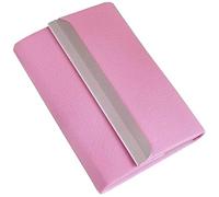 Generic Creativo Caso Di Sigaretta Flip Cover Ette Box Portatile in Pelle Metallo Ette Caso Di Controllo Ette Holder Unisex,Rosa