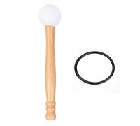 generic Cristallo Ciotola Canto di Cristallo Martellino Vegano 25 × 12 × 4 Legno Martello Bastone Gomma Giunti Torici per Giocare a Ciotola Canto