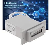 Generic CSK6-YKW Contatore Elettromagnetico a 6 Cifre con Conteggio Accurato, Ideale per L'industria Tessile e della Difesa (DC24V)